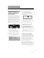 Preview for 54 page of Sony TC-WE505 (French) Instruction & Operation Manual