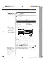 Preview for 7 page of Sony TC-WE625 - Dual Auto Reverse Cassette Operating Instructions Manual