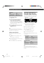 Preview for 14 page of Sony TC-WE625 - Dual Auto Reverse Cassette Operating Instructions Manual