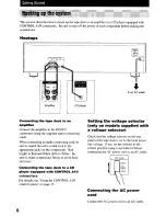 Preview for 6 page of Sony TC-WE675 - Dual A/r Cassette Deck Operating Instructions Manual