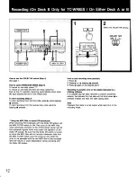 Preview for 12 page of Sony TC-WR10ES Operating Instructions Manual