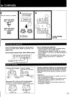 Preview for 13 page of Sony TC-WR10ES Operating Instructions Manual