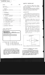 Preview for 2 page of Sony TC-WR10ES Service Manual