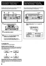 Preview for 8 page of Sony TC-WR445 Operating Instructions Manual