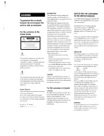 Preview for 2 page of Sony TC-WR465 Operating Instructions Manual