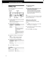 Preview for 8 page of Sony TC-WR465 Operating Instructions Manual