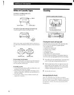 Preview for 10 page of Sony TC-WR465 Operating Instructions Manual