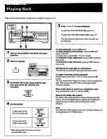 Preview for 7 page of Sony TC-WR545 Primary Operating Instructions Manual