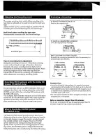 Preview for 13 page of Sony TC-WR545 Primary Operating Instructions Manual