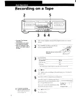 Preview for 4 page of Sony TC-WR565 - Cassette Deck Operating Instructions Manual