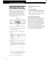 Preview for 10 page of Sony TC-WR565 - Cassette Deck Operating Instructions Manual