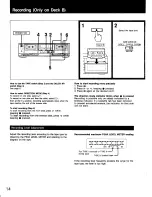 Preview for 14 page of Sony TC-WR610 Operating Instructions Manual