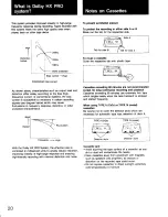 Preview for 20 page of Sony TC-WR610 Operating Instructions Manual