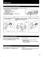 Preview for 21 page of Sony TC-WR610 Operating Instructions Manual