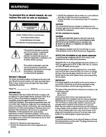 Предварительный просмотр 2 страницы Sony TC-WR645S Operating Instructions Manual