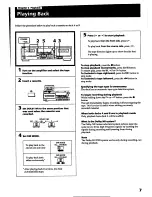 Предварительный просмотр 7 страницы Sony TC-WR645S Operating Instructions Manual