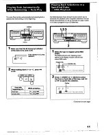 Предварительный просмотр 11 страницы Sony TC-WR645S Operating Instructions Manual