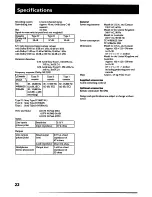 Предварительный просмотр 22 страницы Sony TC-WR645S Operating Instructions Manual