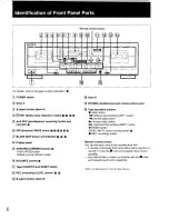 Preview for 6 page of Sony TC-WR670 Operating Instructions Manual