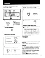 Preview for 11 page of Sony TC-WR670 Operating Instructions Manual