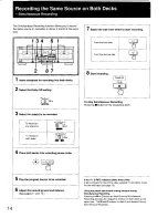 Preview for 14 page of Sony TC-WR670 Operating Instructions Manual