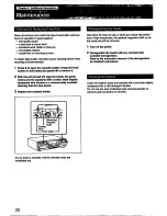 Preview for 20 page of Sony TC-WR690 Operating Instructions Manual