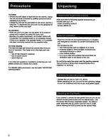 Preview for 4 page of Sony TC-WR901ES Operating Instructions Manual