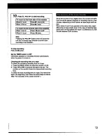 Preview for 13 page of Sony TC-WR901ES Operating Instructions Manual