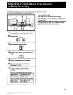 Preview for 17 page of Sony TC-WR901ES Operating Instructions Manual