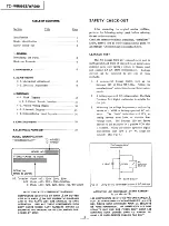 Preview for 2 page of Sony TC-WR990 Service Manual