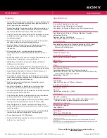 Preview for 2 page of Sony TCM-210DV Marketing Specifications