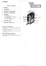 Preview for 2 page of Sony TCM-400DV Service Manual