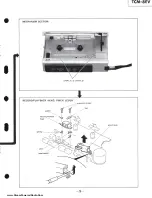 Предварительный просмотр 9 страницы Sony TCM-8EV Service Manual