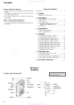 Preview for 2 page of Sony TCM-900DV Operating Instructions  (primary manual) Service Manual