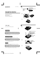 Sony TCM-939 Operating Instructions Manual preview