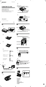 Preview for 1 page of Sony TCM-AP5V Operating Instructions Manual