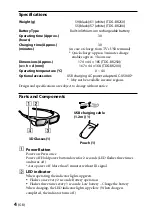 Предварительный просмотр 4 страницы Sony TDG-BR200 Operating Instructions Manual