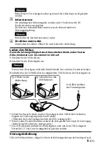 Предварительный просмотр 17 страницы Sony TDG-BR200 Operating Instructions Manual