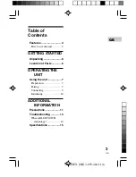 Preview for 3 page of Sony TDM-BT1 - Digital Media Port Bluetooth Interface Operating Instructions Manual