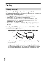 Предварительный просмотр 160 страницы Sony TDM-BT10 Operating Instructions Manual