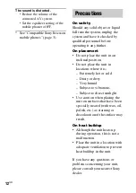 Preview for 12 page of Sony TDM-MP10 Operating Instructions Manual