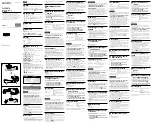 Preview for 1 page of Sony TGA-1 Operating Instructions