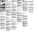 Preview for 2 page of Sony TGA-1 Operating Instructions