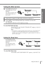 Preview for 13 page of Sony Tinitron KV-ES29 Operating Instructions Manual