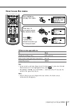 Предварительный просмотр 27 страницы Sony Tinitron KV-ES29 Operating Instructions Manual