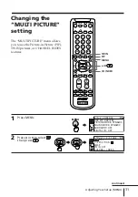 Предварительный просмотр 31 страницы Sony Tinitron KV-ES29 Operating Instructions Manual