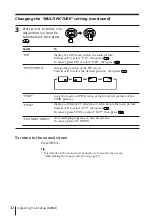 Preview for 32 page of Sony Tinitron KV-ES29 Operating Instructions Manual