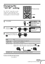 Предварительный просмотр 35 страницы Sony Tinitron KV-ES29 Operating Instructions Manual