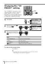 Предварительный просмотр 38 страницы Sony Tinitron KV-ES29 Operating Instructions Manual