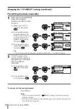 Preview for 40 page of Sony Tinitron KV-ES29 Operating Instructions Manual